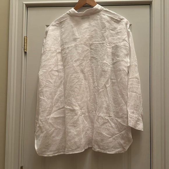 Madewell The Oversized Shirt White SzXL - Picture 10 of 12